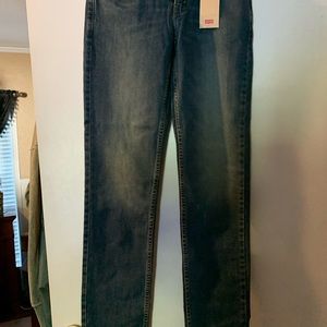 Levi’s 511 slim stretch 30/32 dark washed jeans